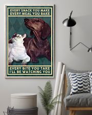 Dachshund and Cat 11x17 Poster lifestyle-poster-1