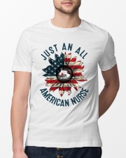 Just an all American Nurse Classic T-Shirt lifestyle-mens-crewneck-front-13