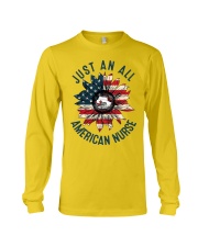 Just an all American Nurse Long Sleeve Tee tile