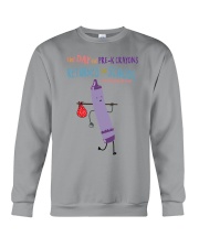 Pre-K Crayon Purple Crewneck Sweatshirt tile