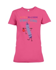 Pre-K Crayon Purple Premium Fit Ladies Tee tile