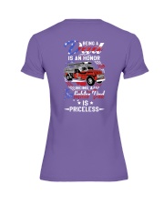 Firefighter Dad Premium Fit Ladies Tee tile