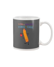 School Nurse Crayon Orange Mug tile