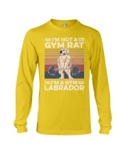 Gym Labrador Long Sleeve Tee tile