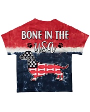 Dachshund Bone in USA All-over T-Shirt back