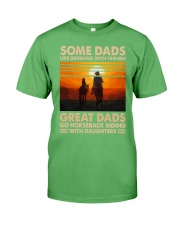 Great dad go horseback riding with daughter Premium Fit Mens Tee tile