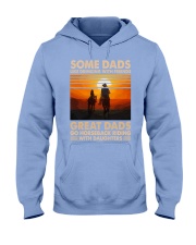 Great dad go horseback riding with daughter Hooded Sweatshirt tile