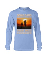 Great dad go horseback riding with daughter Long Sleeve Tee tile
