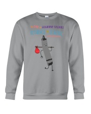 Geography Teacher Crayon Black Crewneck Sweatshirt tile