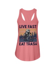 Cycling Live Fast Eat Trash Ladies Flowy Tank tile