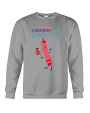Kindergarten Crayon Pink Crewneck Sweatshirt tile