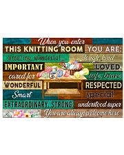 Knitting Room 36x24 Poster front