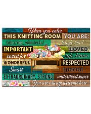 Knitting Room Horizontal Poster tile