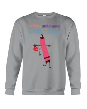 Paraprofessional Crayon Red Crewneck Sweatshirt tile