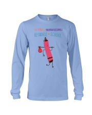 Paraprofessional Crayon Red Long Sleeve Tee tile