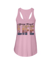 Massage Therapist Life Ladies Flowy Tank tile