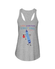 History Teacher Crayon Blue Ladies Flowy Tank tile