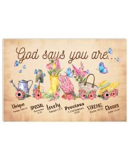 Gardening You Are Unique Horizontal Poster tile