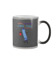 Music Teacher Crayon Blue Color Changing Mug tile