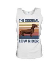 Dachshund The original Low Rider Unisex Tank tile