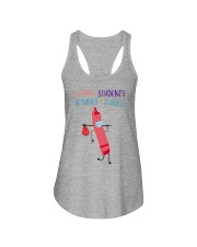 Students Crayon Mask Pink Ladies Flowy Tank tile