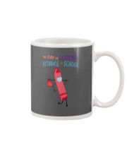 Students Crayon Mask Pink Mug tile