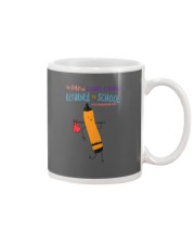 Science Teacher Crayon Orange Mug tile