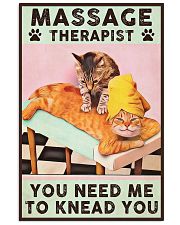 Cat Massage Therapist 11x17 Poster front