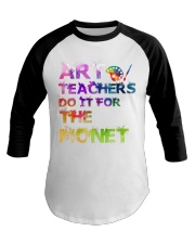 Art Teacher Baseball Tee tile