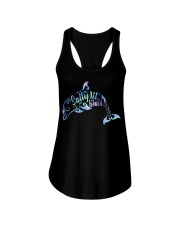 Dolphins Ladies Flowy Tank tile