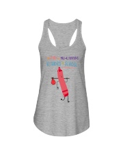 Pre-K Crayon Pink Ladies Flowy Tank tile