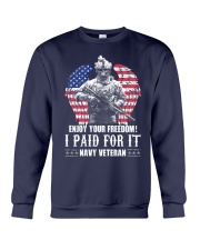 Nv Veteran I paid for it Crewneck Sweatshirt tile