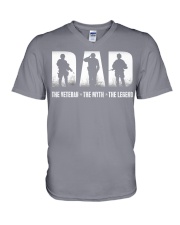 Veteran - DAD V-Neck T-Shirt tile