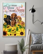Dachshund Today I choose Joy 11x17 Poster lifestyle-poster-1