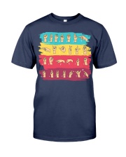 Sign Language Alphabet Premium Fit Mens Tee tile