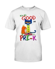 Back to school Pre-K Classic T-Shirt front