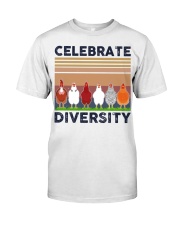 Chicken Celebrate Diversity Classic T-Shirt front