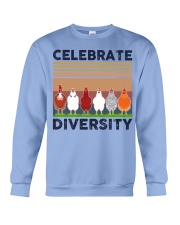 Chicken Celebrate Diversity Crewneck Sweatshirt tile