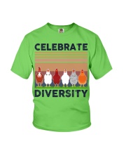 Chicken Celebrate Diversity Youth T-Shirt tile
