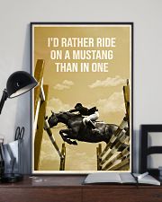 I's rather ride on a mustang than in one 11x17 Poster lifestyle-poster-2