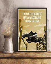 I's rather ride on a mustang than in one 11x17 Poster lifestyle-poster-3