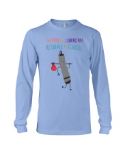 Librarian Crayon Black Long Sleeve Tee tile