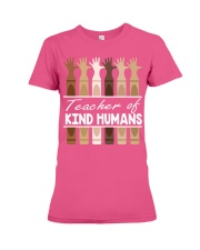 Teacher of kind human Premium Fit Ladies Tee tile