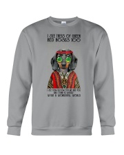 Dachshund Hippie Crewneck Sweatshirt front