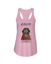 Dachshund Hippie Ladies Flowy Tank tile