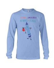 Lunch Ladies Crayon Blue Long Sleeve Tee tile