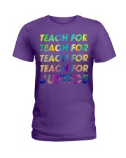 Teach for justice Ladies T-Shirt tile