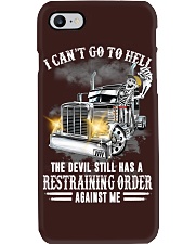 Trucker I can't go to hell Phone Case tile