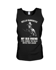 Veteran Hello Darkness Unisex Tank tile