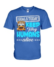 Bus driver V-Neck T-Shirt tile
